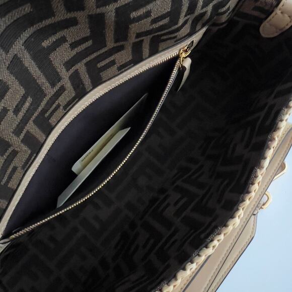 NWT! Fendi Raffia & Sequin Baguette - Picture 7 of 11